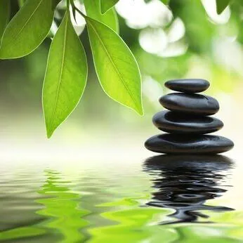 pebbles balancing on each other